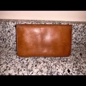 Tan hobo wallet